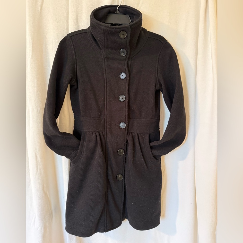 Patagonia Women's Black Better Sweater fleece Button-Up Coat